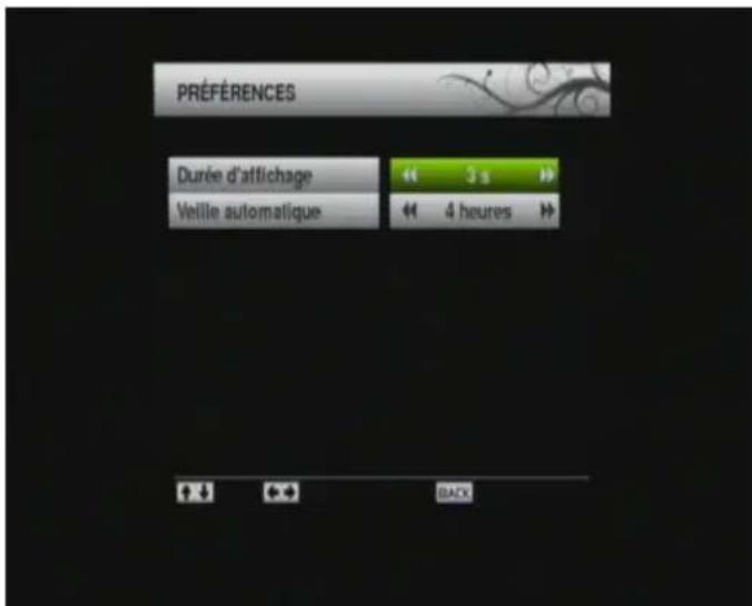 SEDEA ST5000HD - Preférences utiliser - 1
