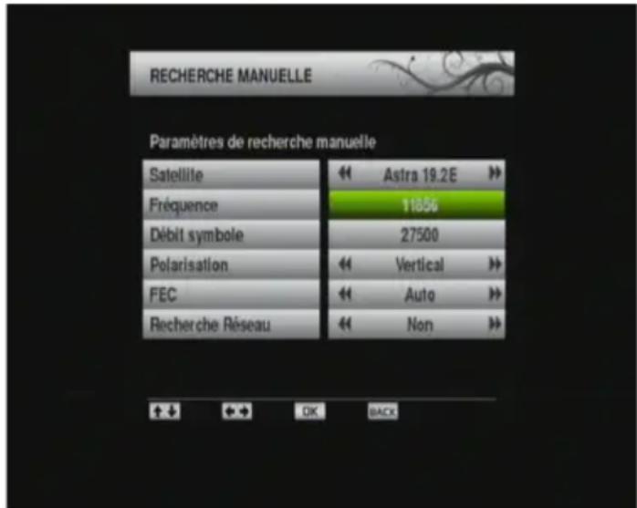 SEDEA ST5000HD - Recherche manuelle de chaînes - 1