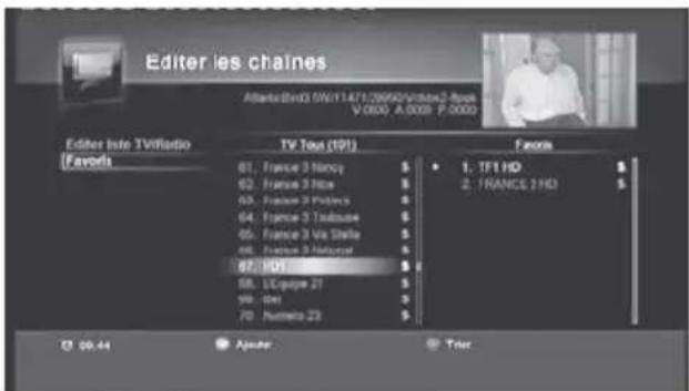 METRONIC Terbox 441663 - Créer une liste de chaînes favorites : - 1