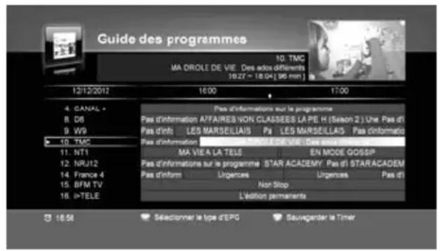 METRONIC Terbox 441663 - C - S'informer sur les programmes diffusés - 1