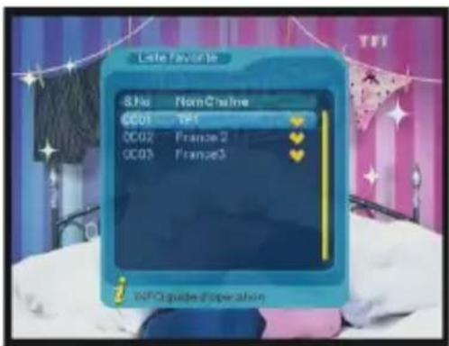 OPTEX ORT 8841 - Viii.5) liste favorites - 1