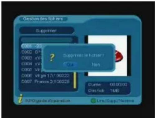 OPTEX ORT 8841 - Vi.1) supprimer 1/plusieurs enregistrements - 1