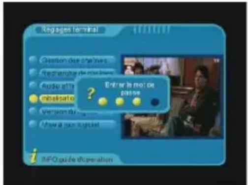 OPTEX ORT 8841 - F) Contrôle parental - 2