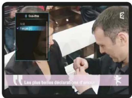 OPTEX ORS 9970HD - V.3) La touche «Sous-titres» - 1