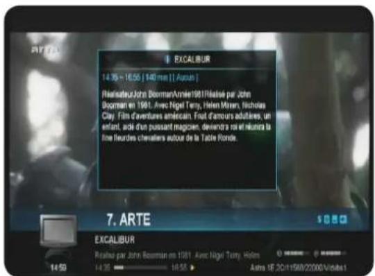 OPTEX ORS 9970HD - V.6) La touche INFO - 3