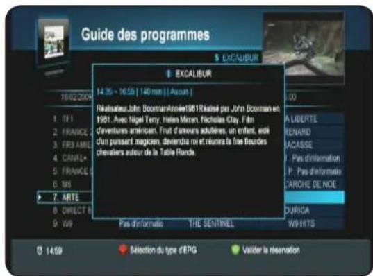 OPTEX ORS 9970HD - V.5) La touche «GUIDE» - 3