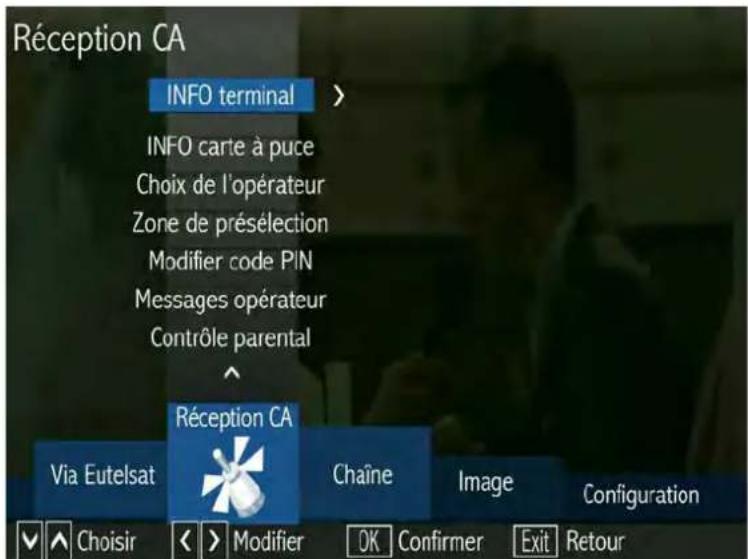 SERVIMAT Sirius HD (BisTV) - LE SOUS MENU RECEPTION CA - 1