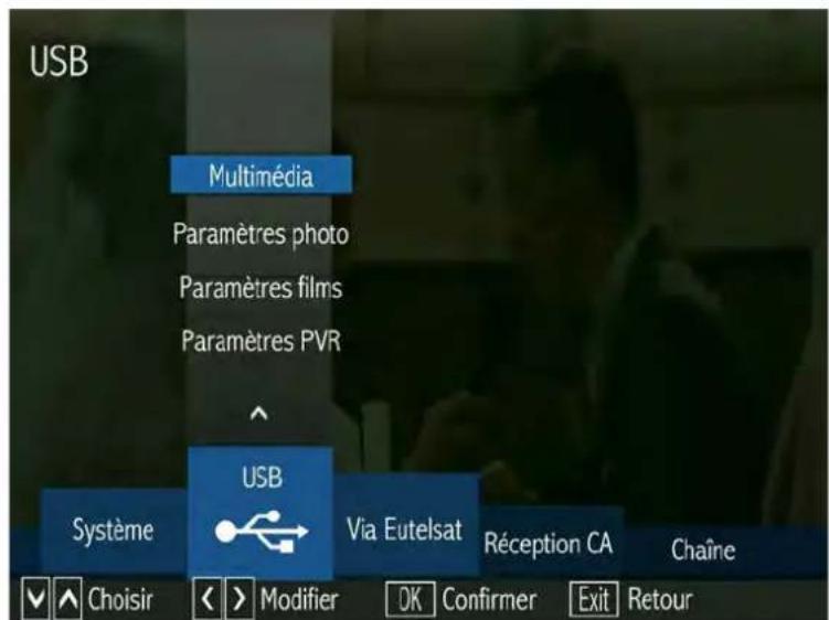 SERVIMAT Sirius HD (BisTV) - LE SOUS MENU USB - 1