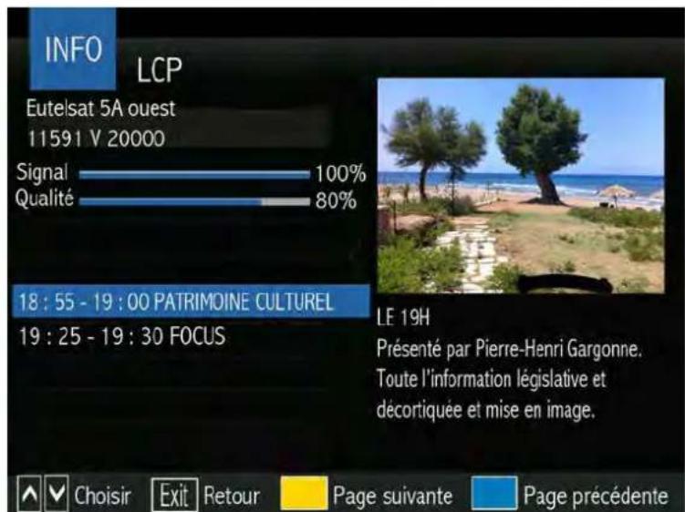 SERVIMAT Sirius HD (BisTV) - LE BANDEAU ETENDU D'INFORMATIONS - 1