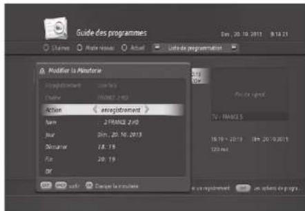 ESSENTIELB Simply Connect - Modification de la liste de programmes mémorisés - 2