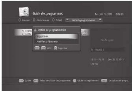ESSENTIELB Simply Connect - Suppression de la liste de programmes mémorisés - 1