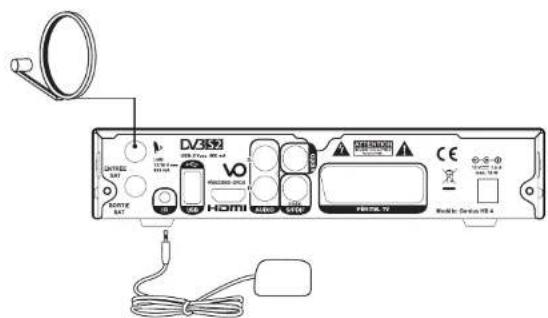 ESSENTIELB Genius HD IV - Branchement du déport Infrarouge - 1