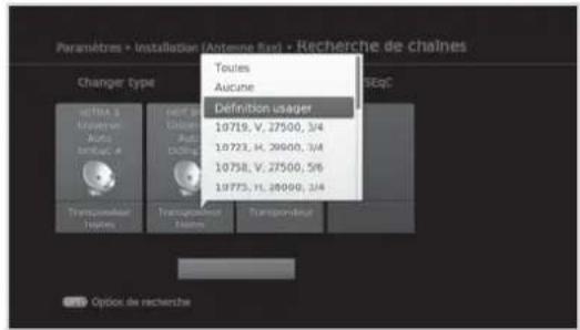 HUMAX NAFOX HD - Configuration du transpondeur - 1