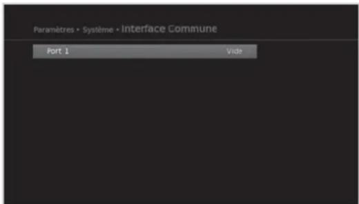 HUMAX NAFOX HD - Interface Commune - 1