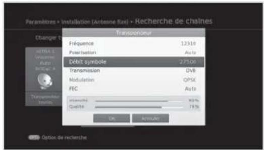 HUMAX NAFOX HD - Configuration du transpondeur - 2