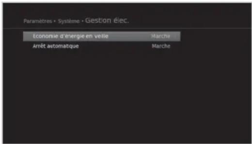 HUMAX NAFOX HD - Configuration de l'arrêt automatique - 1