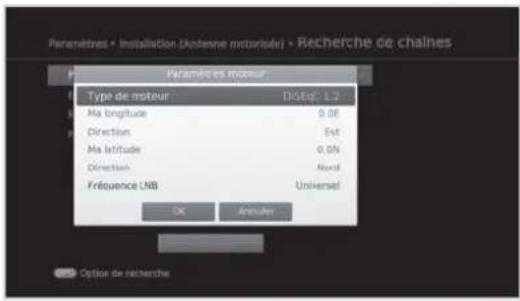 HUMAX NAFOX HD - Paramètres moteur - 1
