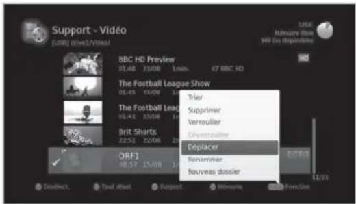 HUMAX NAFOX HD - Trides fichiers - 1