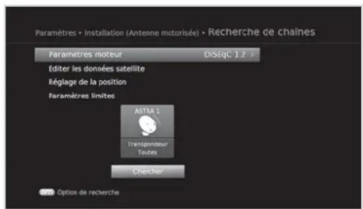 HUMAX NAFOX HD - Recherche de chaînes [Antenne motorisée] - 1
