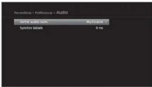 HUMAX NAFOX HD - Configuration de la synchronisation labiale - 1