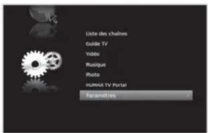 HUMAX NAFOX HD - Aperçu du menu - 1