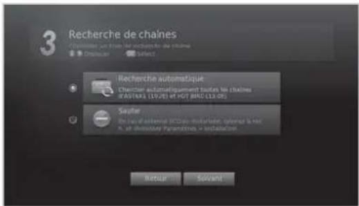 HUMAX NAFOX HD - Recherche de chaines - 1