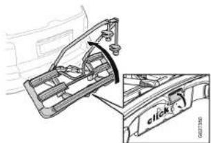 VOLVO 31269465 - Portabiciclette, supportato su gancio di traino IT - 1