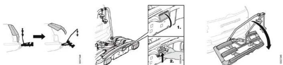 VOLVO 31269465 - IT Portabiciclette, supportato su gancio di traino - 1