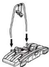 VOLVO 31269465 - Portabiciclette, supportato su gancio di traino IT - 2