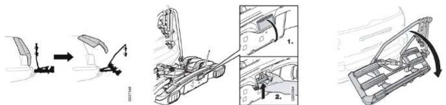 VOLVO 31316387 - Portabiciclette, supportato su gancio di traino IT - 1