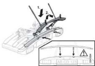 VOLVO 31316387 - Portabiciclette, supportato su gancio di traino IT - 2