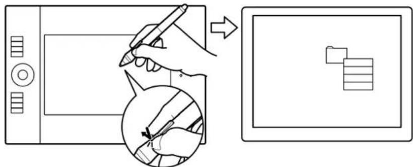 WACOM Intuos4 Wireless - UTILISATION DU BOUTON LATERAL - 2