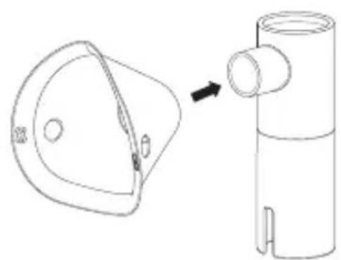 OMRON CompAIR NEC28P - Utilisation du masque pour adulte - 1