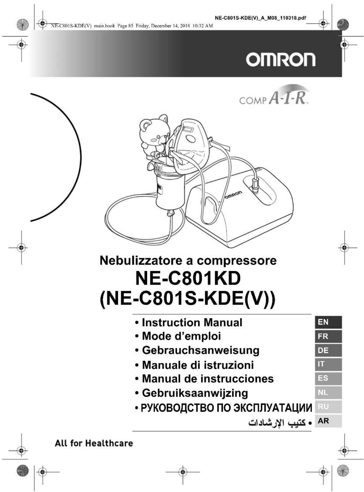 OMRON CompAIR NEC801 - Zubehör und Ersatzteile - 11