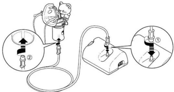 OMRON CompAIR NEC801 - 2.De vernevelaar voorbereiden voor gebruik - 2
