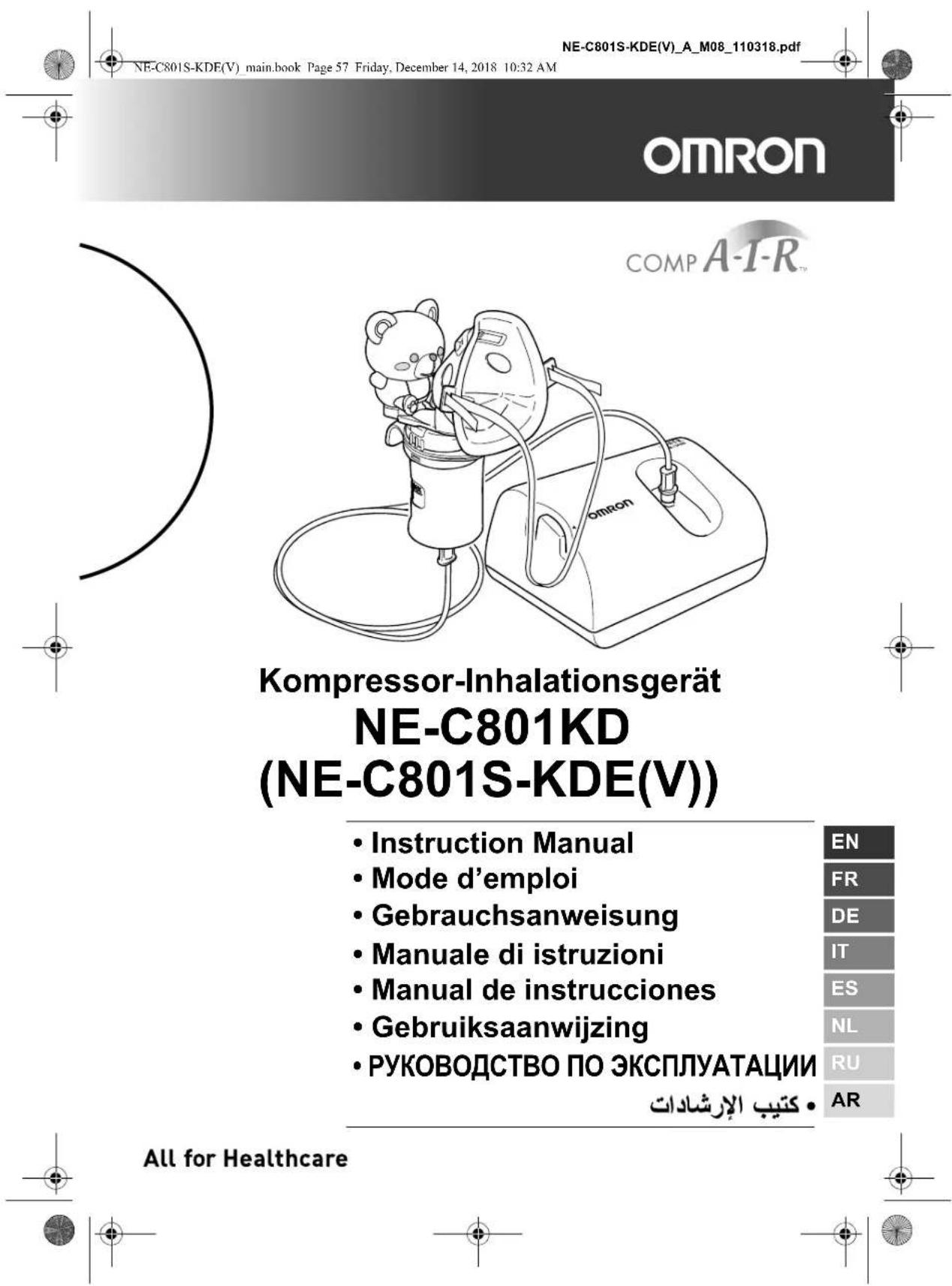 OMRON CompAIR NEC801 - Accessoires et pieces de rechange - 20