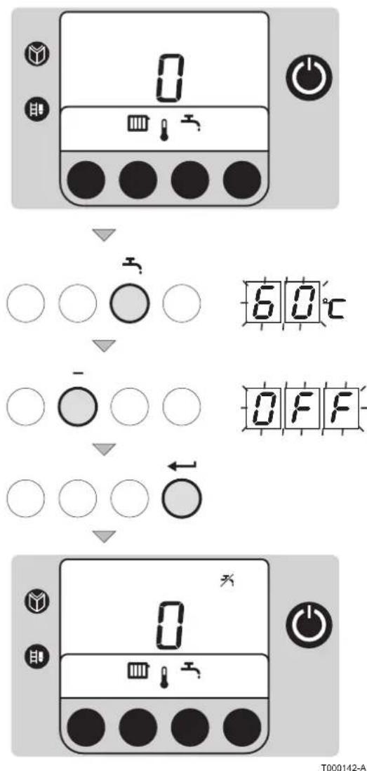 DE DIETRICH Vivadens MCR 24 BIC - Modifier la température de l'eau chaude sanitaire - 1