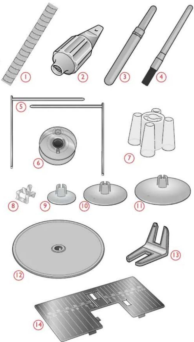 Husqvarna-Viking Designer Epic - Accessoires non illustrés - 1