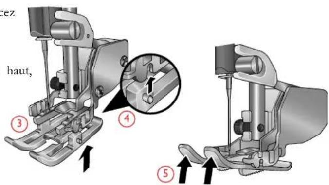 Husqvarna-Viking Designer Epic - Poser et prisoner le pied-de-biche - 1