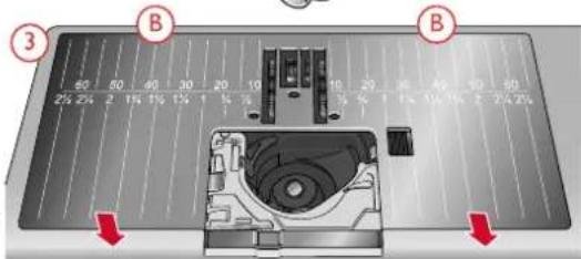 Husqvarna-Viking Designer Epic - Installation de la plaque pour point droit - 4