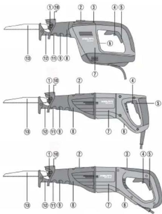 HILTI WSR 1400PE - Vista geral do produto - 1