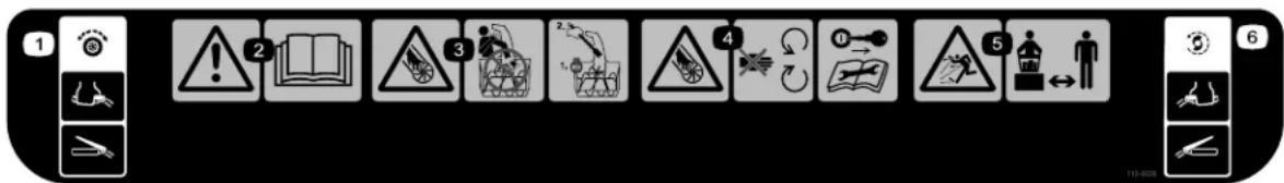 TORO Power Max 826 OE - Autocollantsdesécuritéedd'instruction - 4