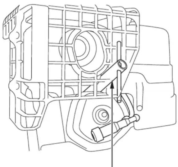 Honda HSS1380A - Iftheenginehasbeenrunning,themufflerwillbeveryhot.Becareful nottotouchthemufflerwhileitishot. - 1