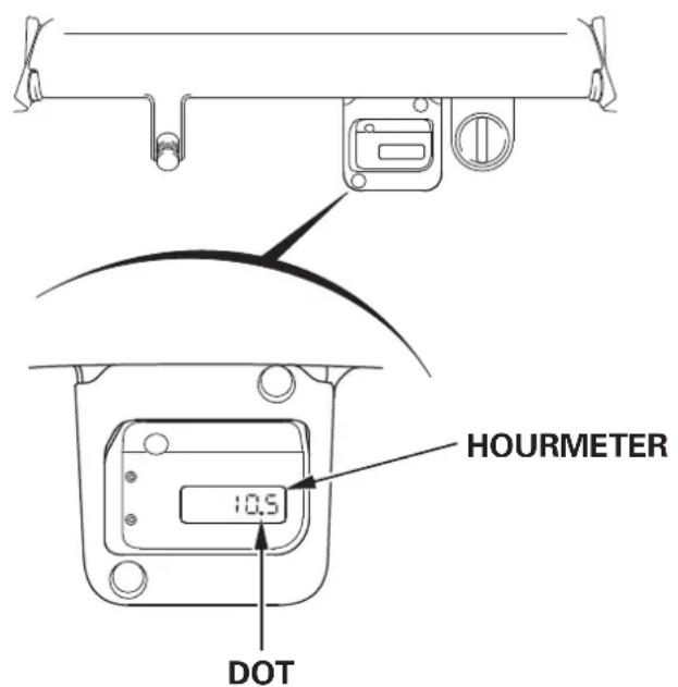 Honda HSS1380A - Hourmeter(ETS,EWS) - 1
