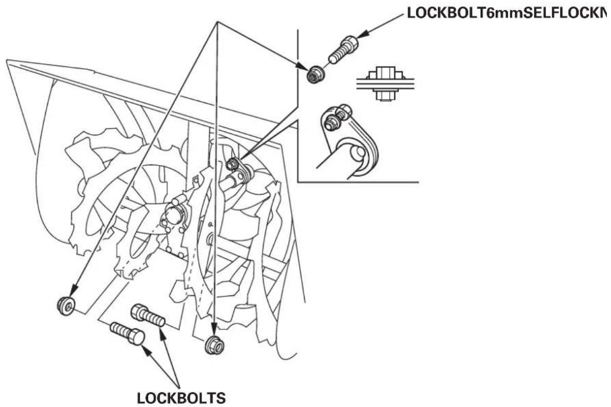 Honda HSS1380A - Lockboltreplacement procedure - 1