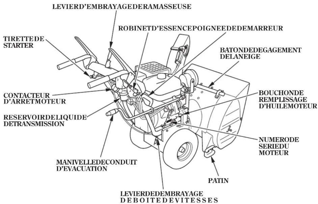 Honda HSS1380A - EmplacementdelamarqueCE - 3