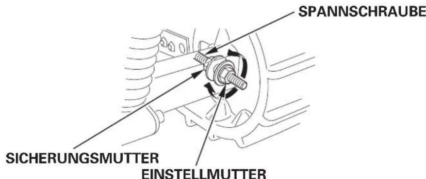 Honda HSS1380A - Einstellverfahren: - 1