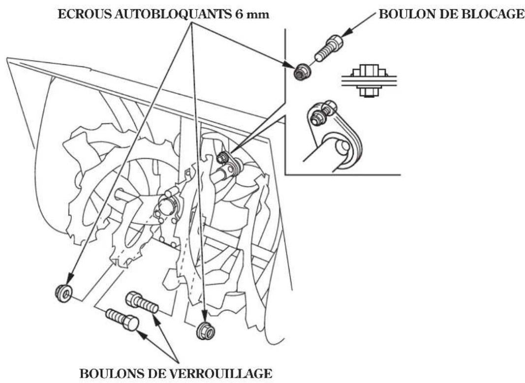 Honda HSS1380A - Procederemplacementdesboulonsdeverrouillage - 1