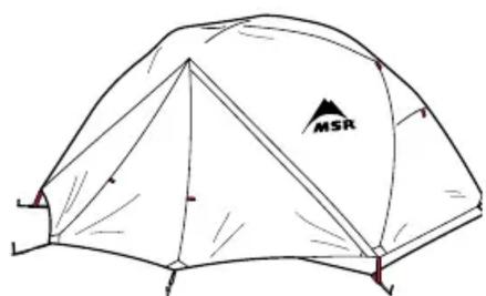 MSR Elixir 2 - FIXEZ LE DOUBLE-TOIT - 1