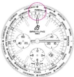 Breitling Transocean Chronograph Unitime - REGOLAZIONE DELL'ORA NEL LUOGO DI RESIDENZA (HOME TIME) - 2